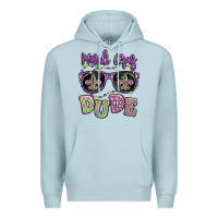Blue Mist mardi gras dude Premium Hoodie - MaliasSmallBusiness