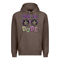 Coffee mardi gras dude Premium Hoodie - MaliasSmallBusiness