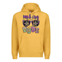Mustard mardi gras dude Premium Hoodie - MaliasSmallBusiness