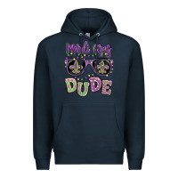 Navy mardi gras dude Premium Hoodie - MaliasSmallBusiness