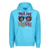 Ocean Blue mardi gras dude Premium Hoodie - MaliasSmallBusiness