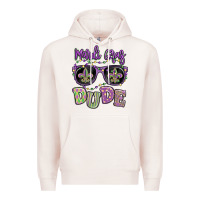 Pale Pink mardi gras dude Premium Hoodie - MaliasSmallBusiness