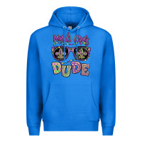True Royal mardi gras dude Premium Hoodie - MaliasSmallBusiness