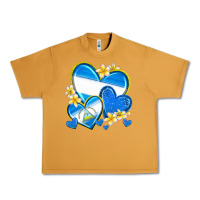 Peanut Butter nicaragua hearts Urban Heavy Tee - texasbilliewilder