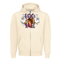 Sandshell Boo yall Zipper Hoodie - CowhideDigitalArt