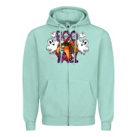Seafoam Boo yall Zipper Hoodie - CowhideDigitalArt