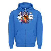 True Royal Boo yall Zipper Hoodie - CowhideDigitalArt