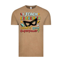 Vintage Coffee i teach kindergarten whats your superpower Vintage Tee - MaliasSmallBusiness