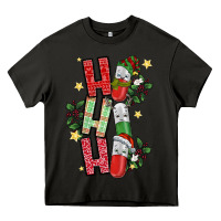 Asphalt ho ho ho pharmacy Heavy Core Tee - CowhideDigitalArt