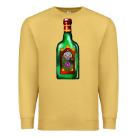 Antique Gold tequila bottle Premium Sweatshirt - AdoDesignShop