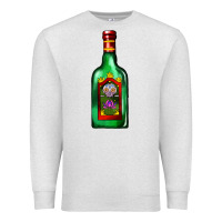 Oatmeal Heather tequila bottle Premium Sweatshirt - AdoDesignShop