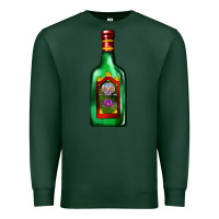 Sports Green tequila bottle Premium Sweatshirt - AdoDesignShop
