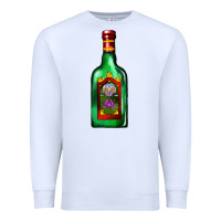 White tequila bottle Premium Sweatshirt - AdoDesignShop