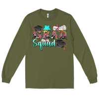 Army Green grad squad Long Sleeve Tee - Zillion Design Studio
