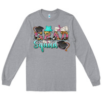 Heather Grey grad squad Long Sleeve Tee - Zillion Design Studio