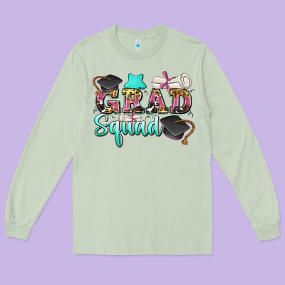 Grad Squad Long Sleeve Tee Designed By Zillion Design Studio