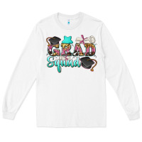 White grad squad Long Sleeve Tee - Zillion Design Studio