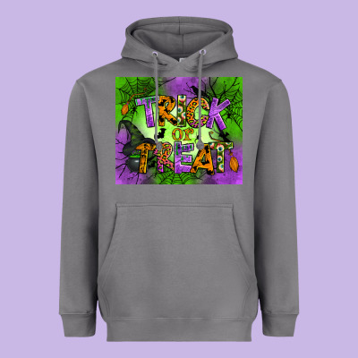 Trick Or Treat Mouse Pad Heavyweight Hoodie Designed By Bundleandbundleshop