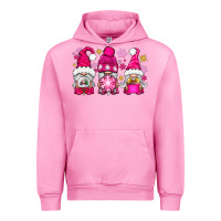 Fuchsia Pink Pink Christmas winter gnomes Urban Hoodie - NancyCooperArtShop
