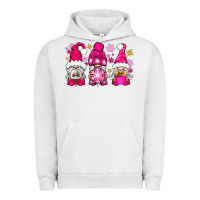 Pigment Lunar Rock Pink Christmas winter gnomes Urban Hoodie - NancyCooperArtShop