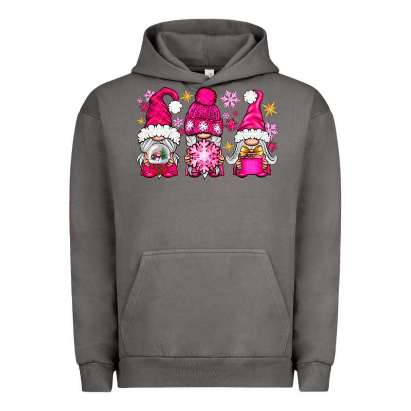 Pink Christmas Winter Gnomes Urban Hoodie by NancyCooperArtShop | Teevron