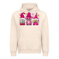 Sandshell Pink Christmas winter gnomes Urban Hoodie - NancyCooperArtShop