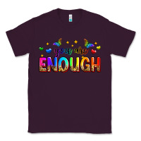 Plum you are enough Classic Tee - Zillion Design Studio