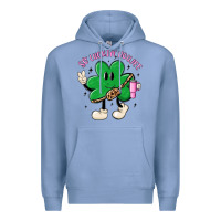 Colony Blue so luckin boujee Premium Hoodie - MaliasSmallBusiness