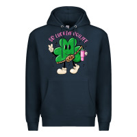Navy so luckin boujee Premium Hoodie - MaliasSmallBusiness