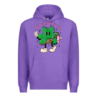 Purple so luckin boujee Premium Hoodie - MaliasSmallBusiness