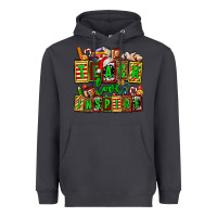 Smoke teach love inspire with Christmas and teacher elements Heavyweight Hoodie - AdoDesignShop