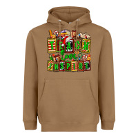 Toasted Coconut teach love inspire with Christmas and teacher elements Heavyweight Hoodie - AdoDesignShop
