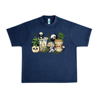 Navy panda coffee cups Urban Heavy Tee - texasbilliewilder