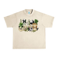 Sandshell panda coffee cups Urban Heavy Tee - texasbilliewilder