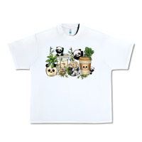 White panda coffee cups Urban Heavy Tee - texasbilliewilder