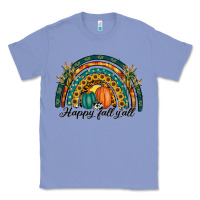 Colony Blue happy fall y'all rainbow Classic Tee - RanaPortraitStore