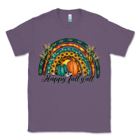 Lavender happy fall y'all rainbow Classic Tee - RanaPortraitStore