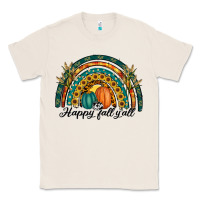 Natural happy fall y'all rainbow Classic Tee - RanaPortraitStore