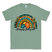 Sage happy fall y'all rainbow Classic Tee - RanaPortraitStore