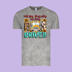 Early Rising Always Smiling Safe Driving Bus Drive Vintage Tee Designed By Maliassmallbusiness