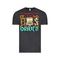 Vintage Black early rising always smiling safe driving bus drive Vintage Tee - MaliasSmallBusiness