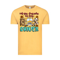 Vintage Mustard early rising always smiling safe driving bus drive Vintage Tee - MaliasSmallBusiness
