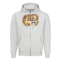 Dove Grey fall feels Zipper Hoodie - CowhideDigitalArt