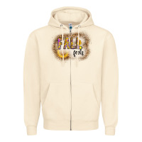 Sandshell fall feels Zipper Hoodie - CowhideDigitalArt