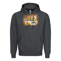 Smoke fall feels Zipper Hoodie - CowhideDigitalArt
