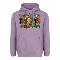 Lavender santa's favorite teacher Heavyweight Hoodie - AdoDesignShop