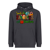 Smoke santa's favorite teacher Heavyweight Hoodie - AdoDesignShop