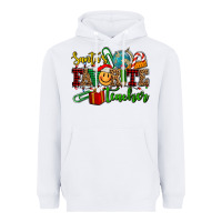 White santa's favorite teacher Heavyweight Hoodie - AdoDesignShop