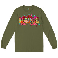 Army Green madre our lady Long Sleeve Tee - texasbilliewilder