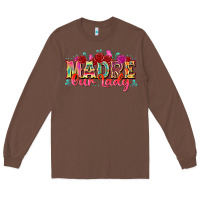 Chestnut madre our lady Long Sleeve Tee - texasbilliewilder